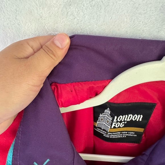 London Fog Red and Purple Outerwear - Picture 10 of 14